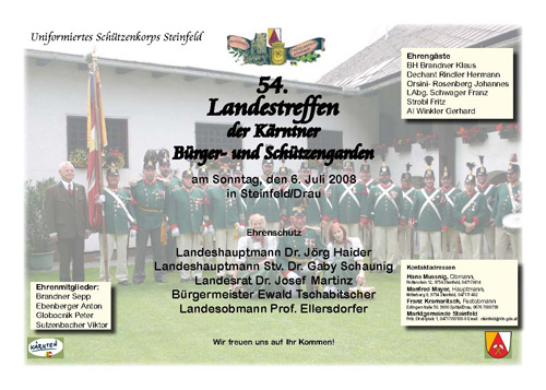 Landesschützentreffen in Steinfeld Landesschützentreffen in Steinfeld