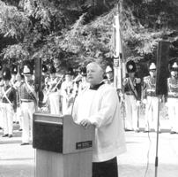 Einweihung der neu renovierten Kirche zu St. Wolfgang im Jahr 1992.