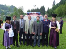 Feuerwehrfest in Metnitz mit Fahrzeugsegnung