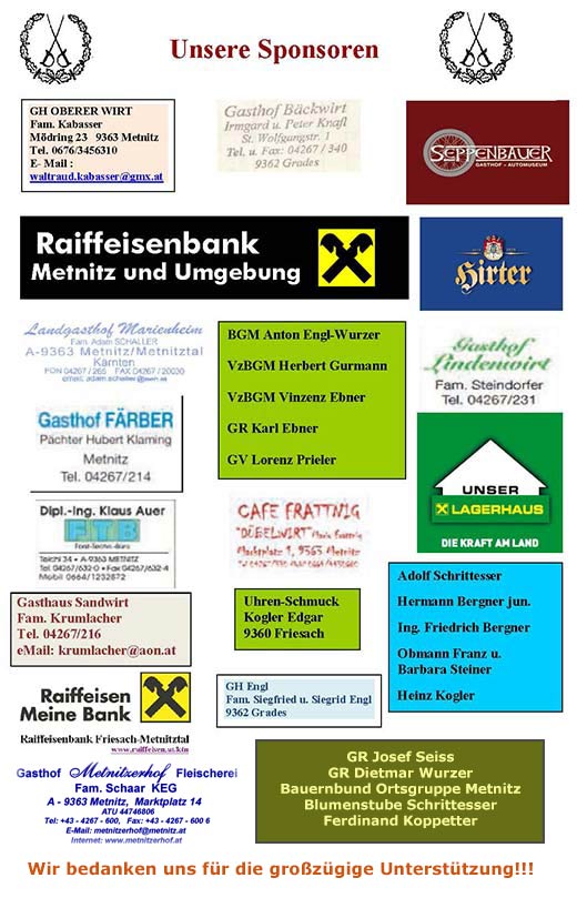 Sponsoren Sponsoren
